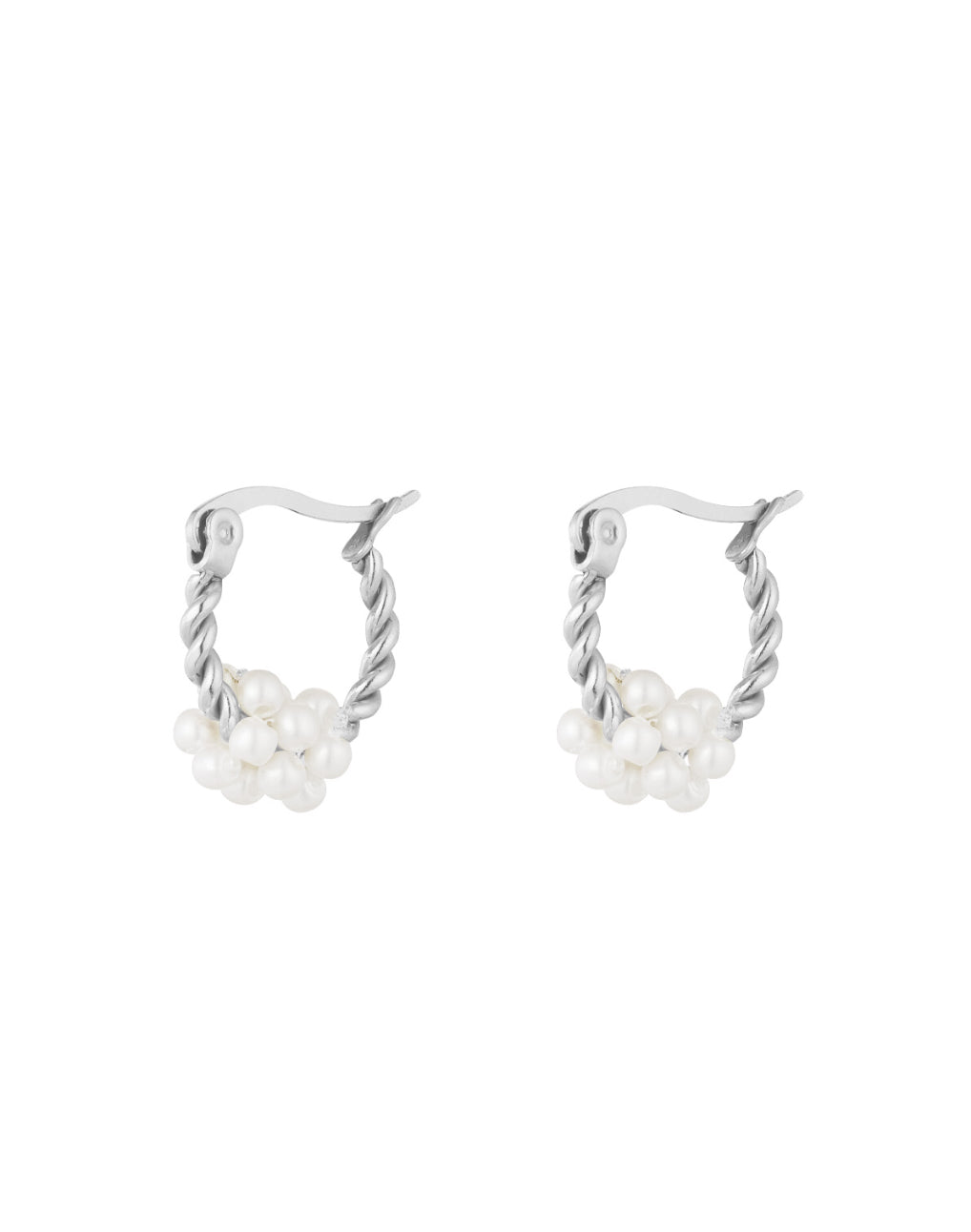 Sea Pearl Mini Hoop Earring Aurina Ltd