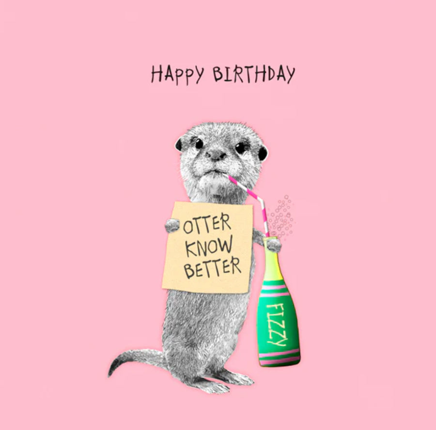 Otter Know Better Card