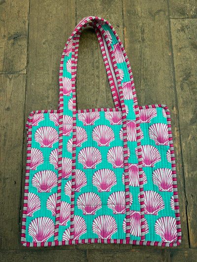 Aurina Block Printed Tote Bag