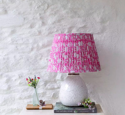 Floral Pink Lampshade - 35 cm