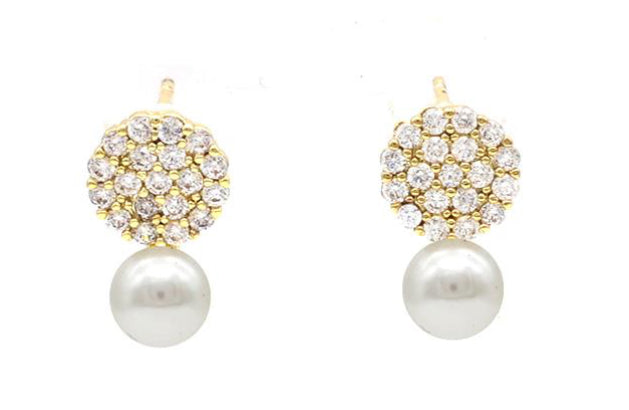 Party Pearl and Crystal Earring Aurina Ltd