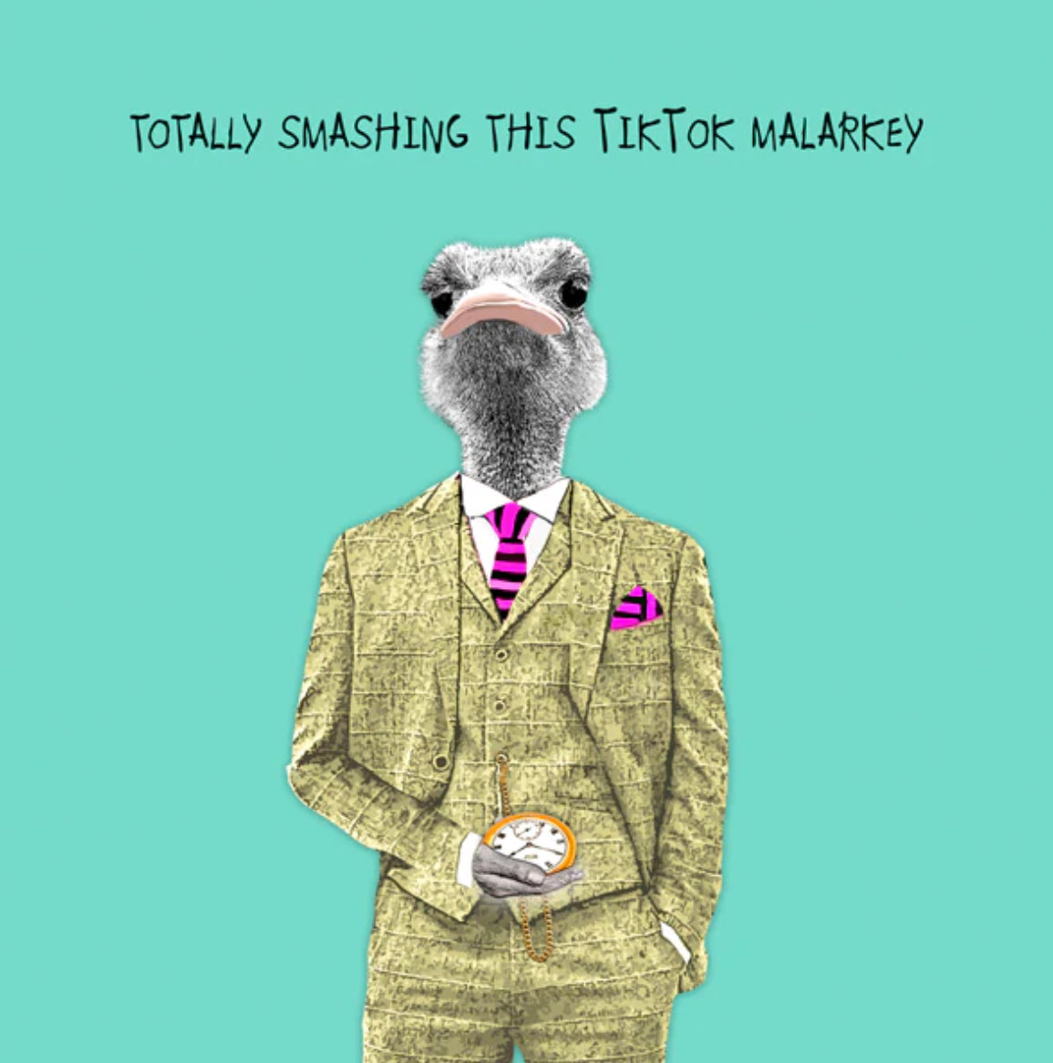 Totally Smashing This Tik Tok Malarkey Card