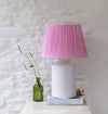 Striped Pink Lampshade - 40cm