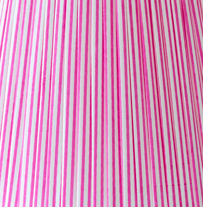 Striped Pink Lampshade - 40cm