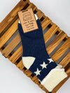 Navy Shining Star Cosy Socks