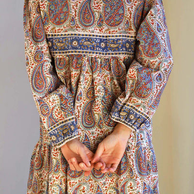 Tukdi Cotton Dress