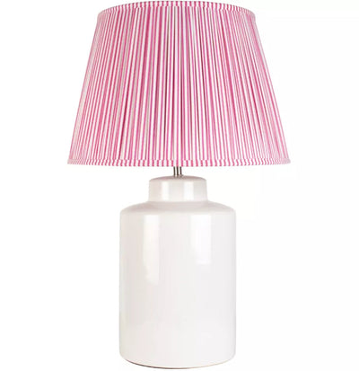 Striped Pink Lampshade - 35cm