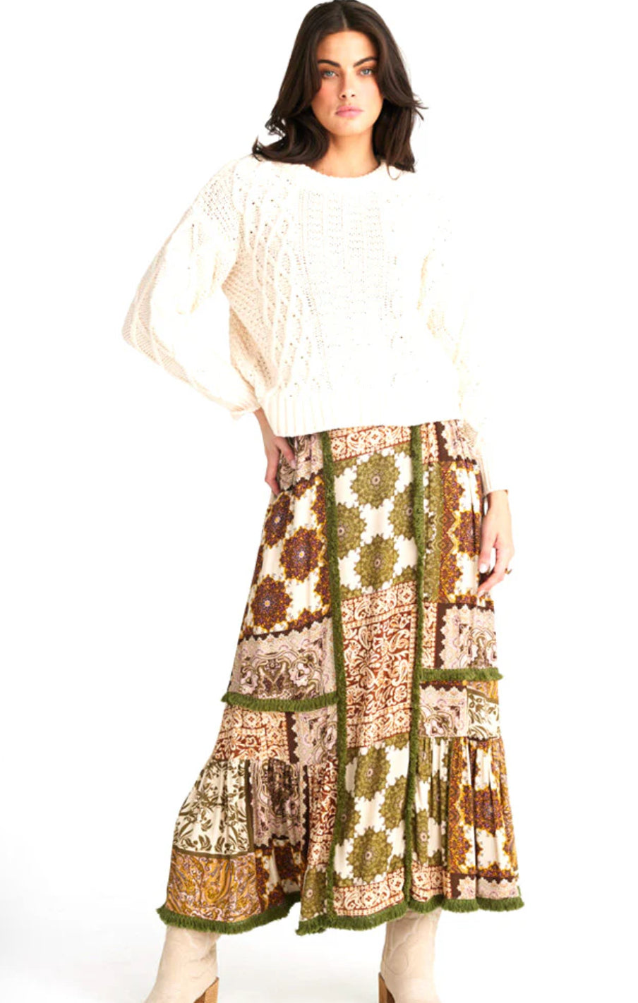 Autumn Midas Boho Skirt