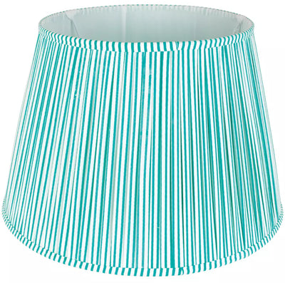 Striped Mint Lampshade - 40cm