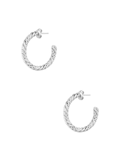 Twisted Hoop Earring