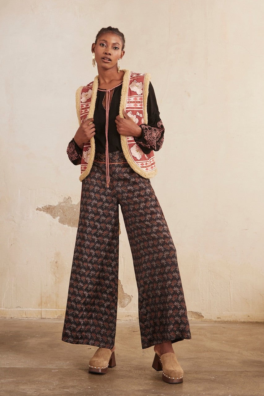 Palma Floral Trouser Aurina Ltd