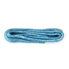 Luxury Shoe Laces - Glitter Aqua Blue - Round