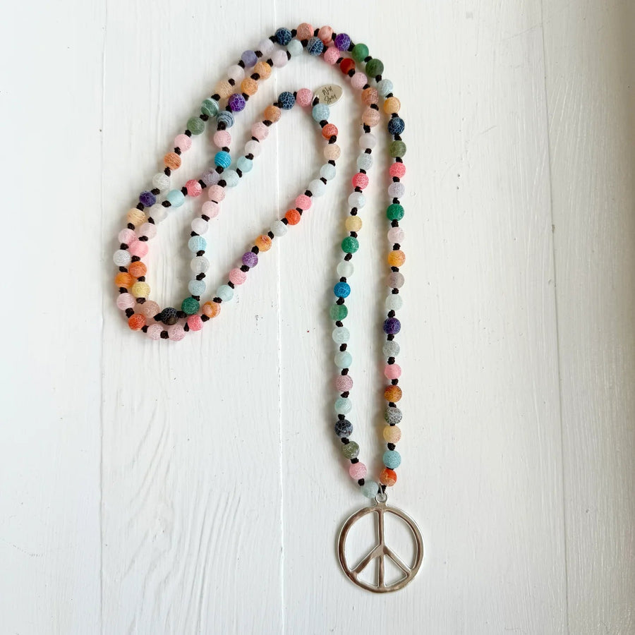 Peace Rainbow Necklace Aurina Ltd