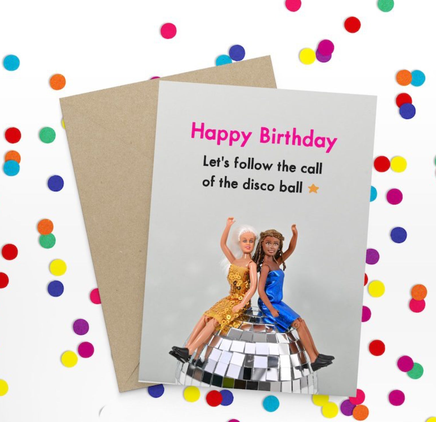 Disco Ball Birthday Card