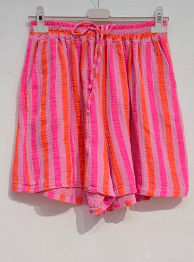Maria Cotton Gauze Printed Shorts