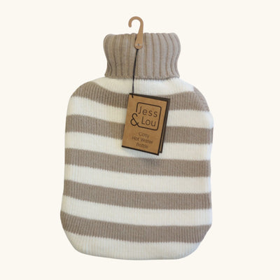 Striped Hot Water Bottle