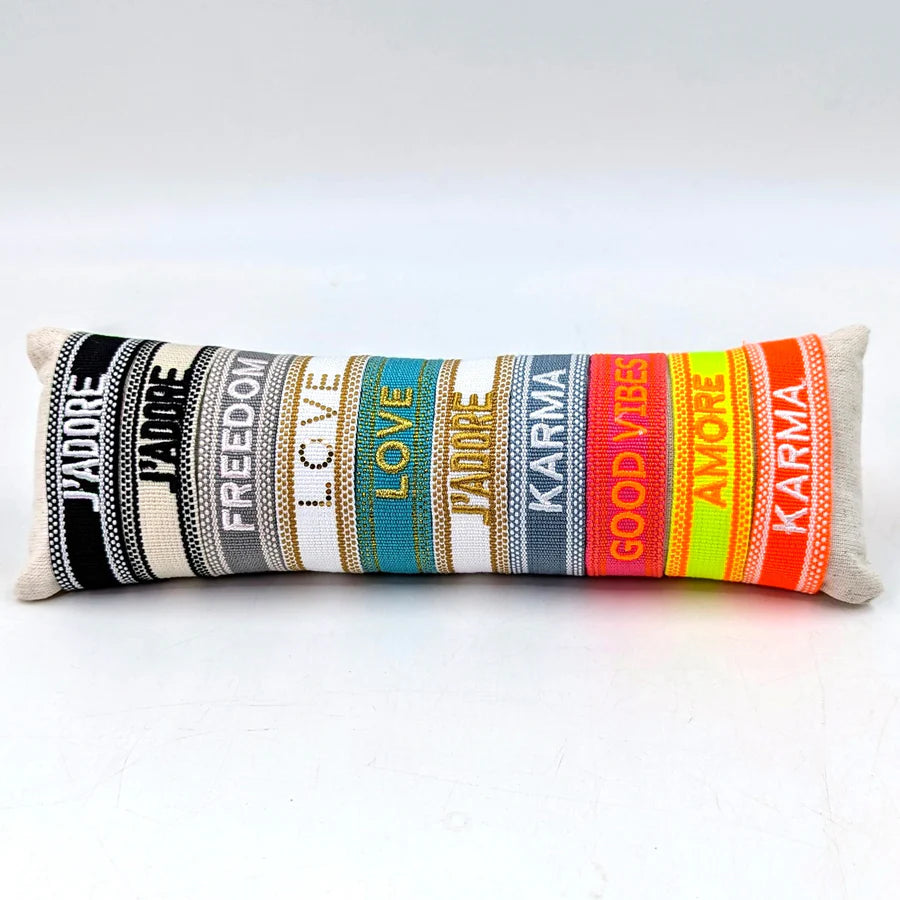 Happy Words Friendship Bracelets