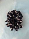 Summer-Fun White Patterned Scrunchies