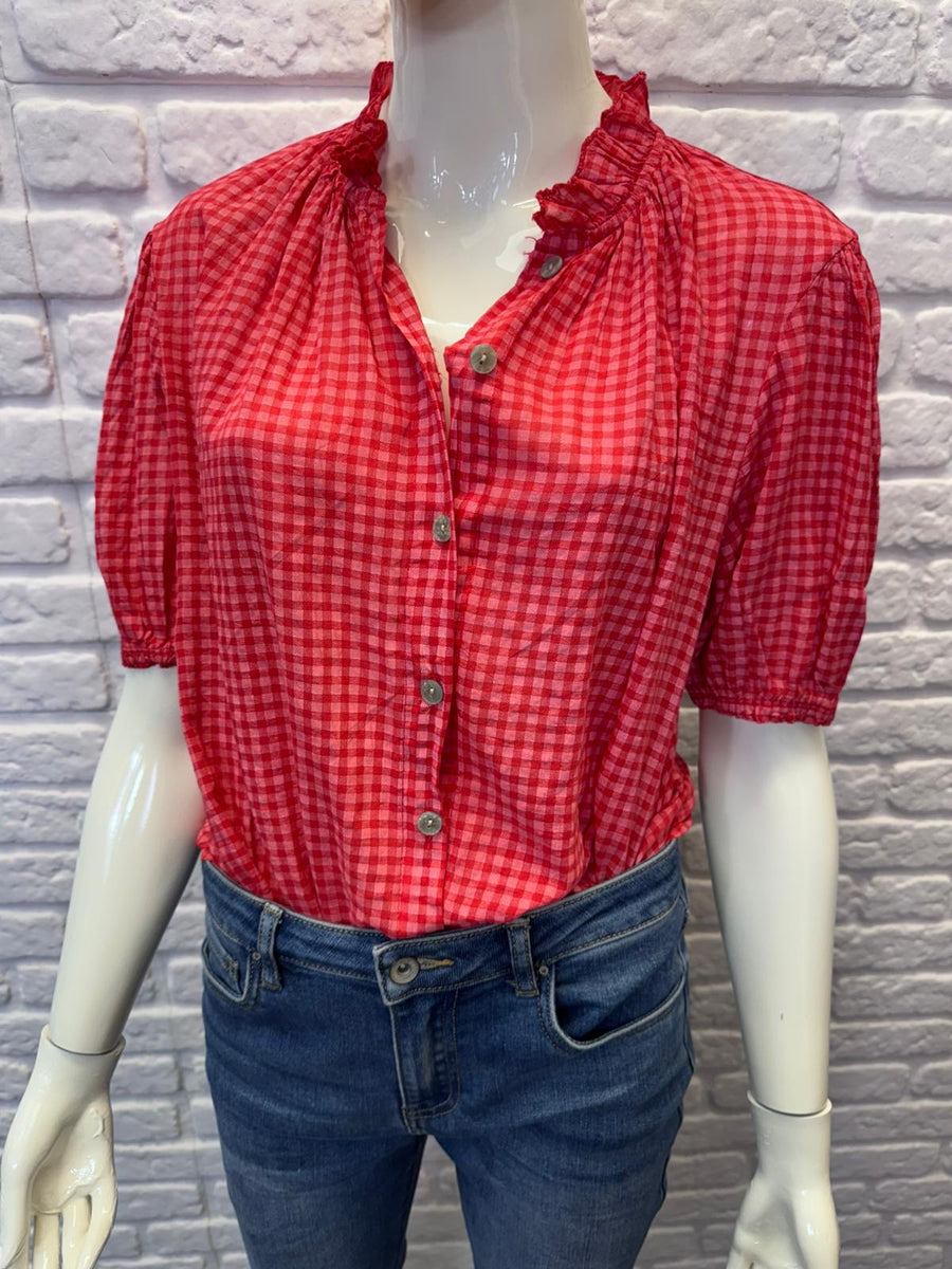 Saltmarsh Linen Blouse – Hygge-Inspired Contemporary Top for Women