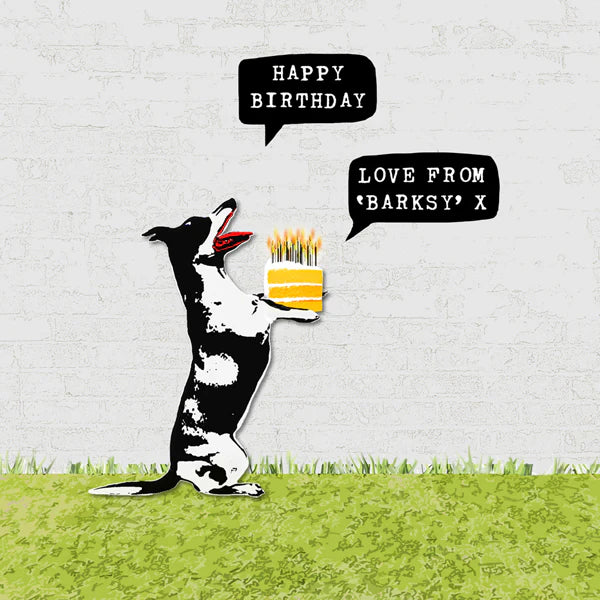 Happy Birthday Barksy Card