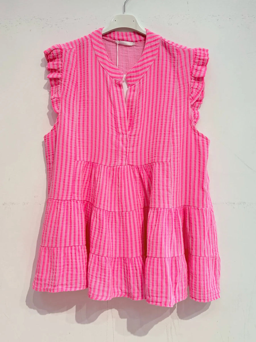 Cotton Gauze Printed Top