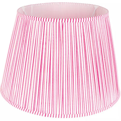 Striped Pink Lampshade - 40cm