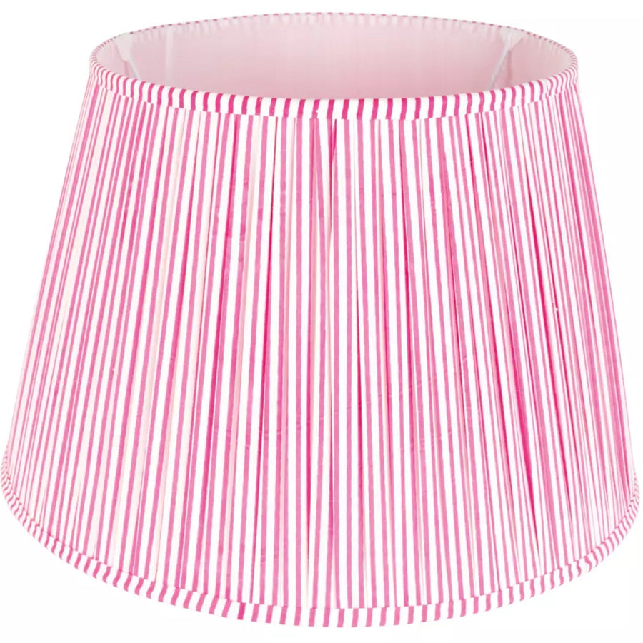 Striped Pink Lampshade - 35cm