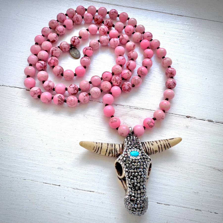 Pink Buffy Necklace Aurina Ltd