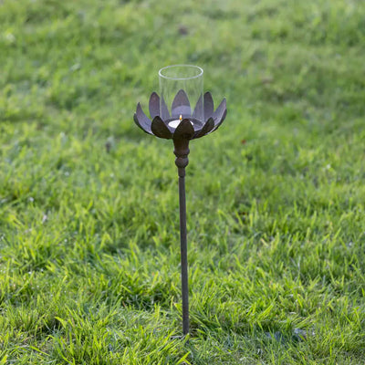 Petals Garden Stake Tea Light Holder Aurina Pop UP Ltd