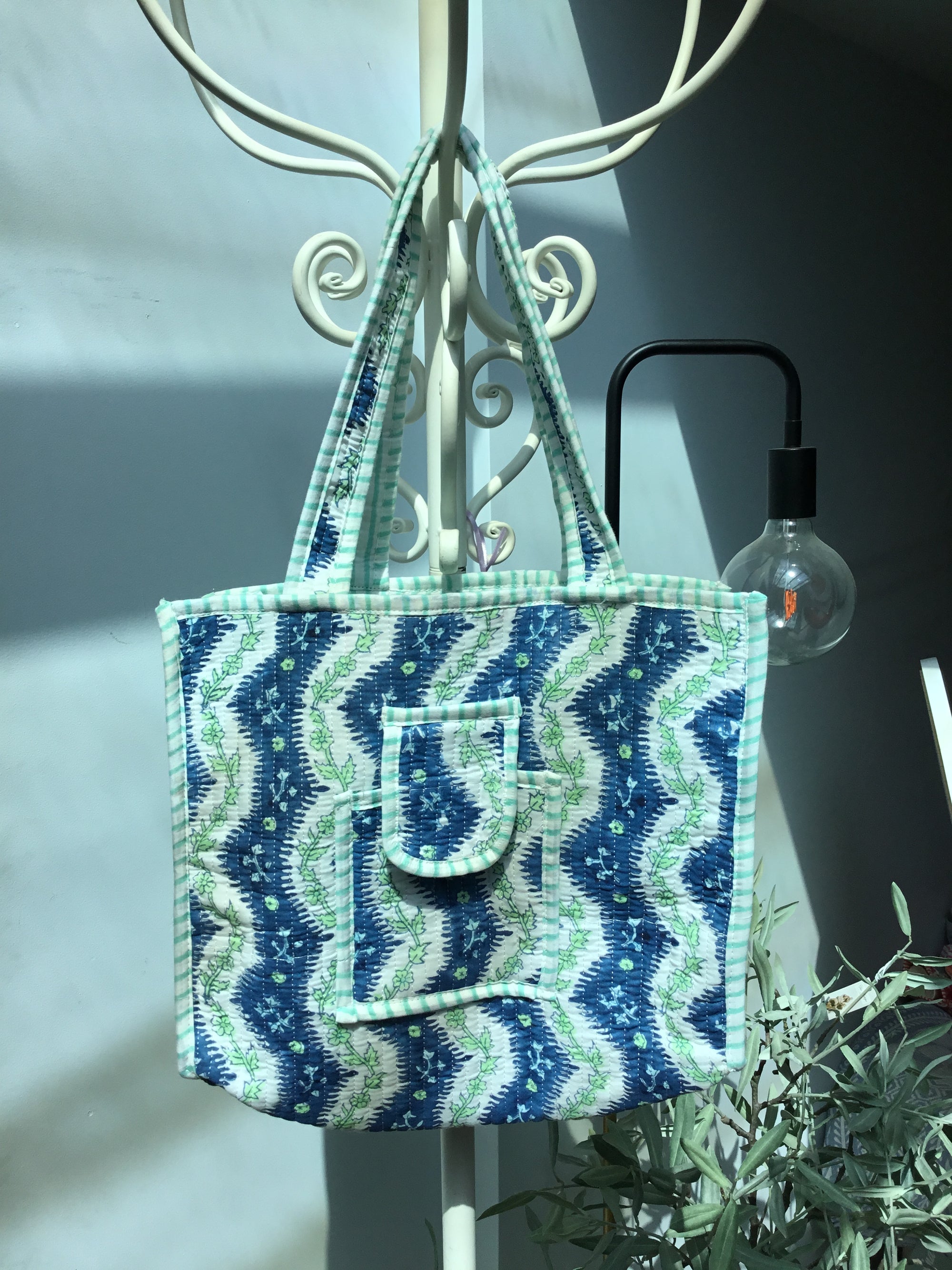 Green Garden Small Tote Bag