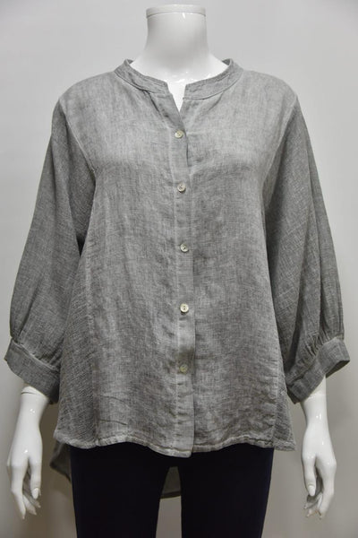Eliza Buttoned Linen Shirt