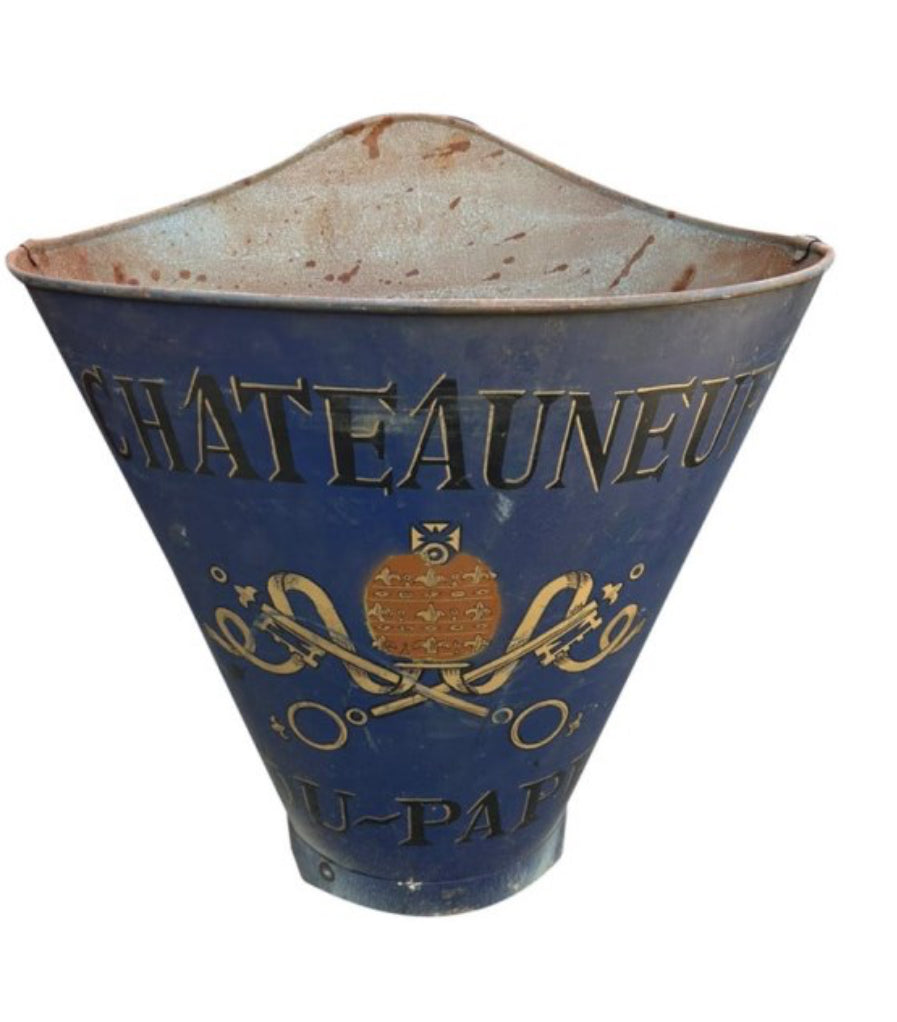 Vintage Grape Carrier Log Bin