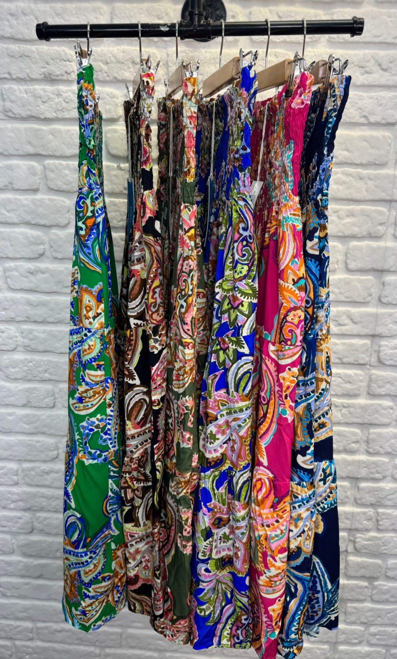 Paisley Patterened Skirt Dress Aurina Ltd