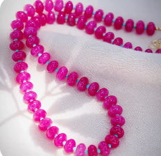 Single Strand Coloured Stone Necklace