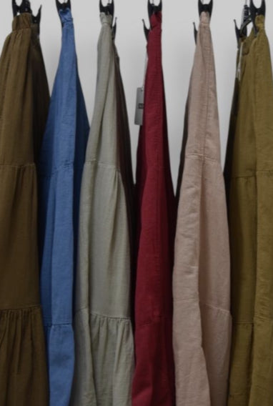 Soft Panelled Cotton Skirt Aurina Pop UP Ltd