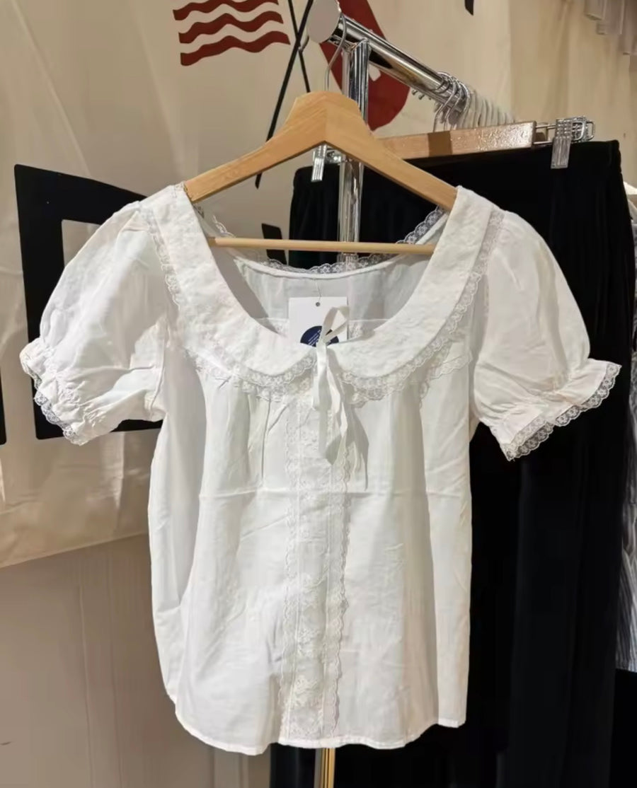 Layla Lace Collar Blouse