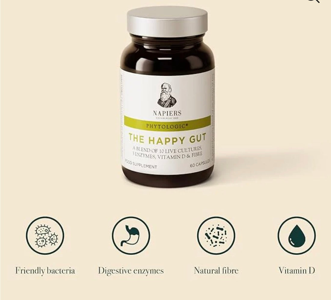 Napiers Phytologic Happy Gut Capsules Aurina Pop UP Ltd