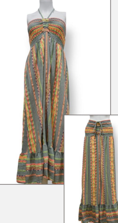 Boho Aztec Skirt Dress