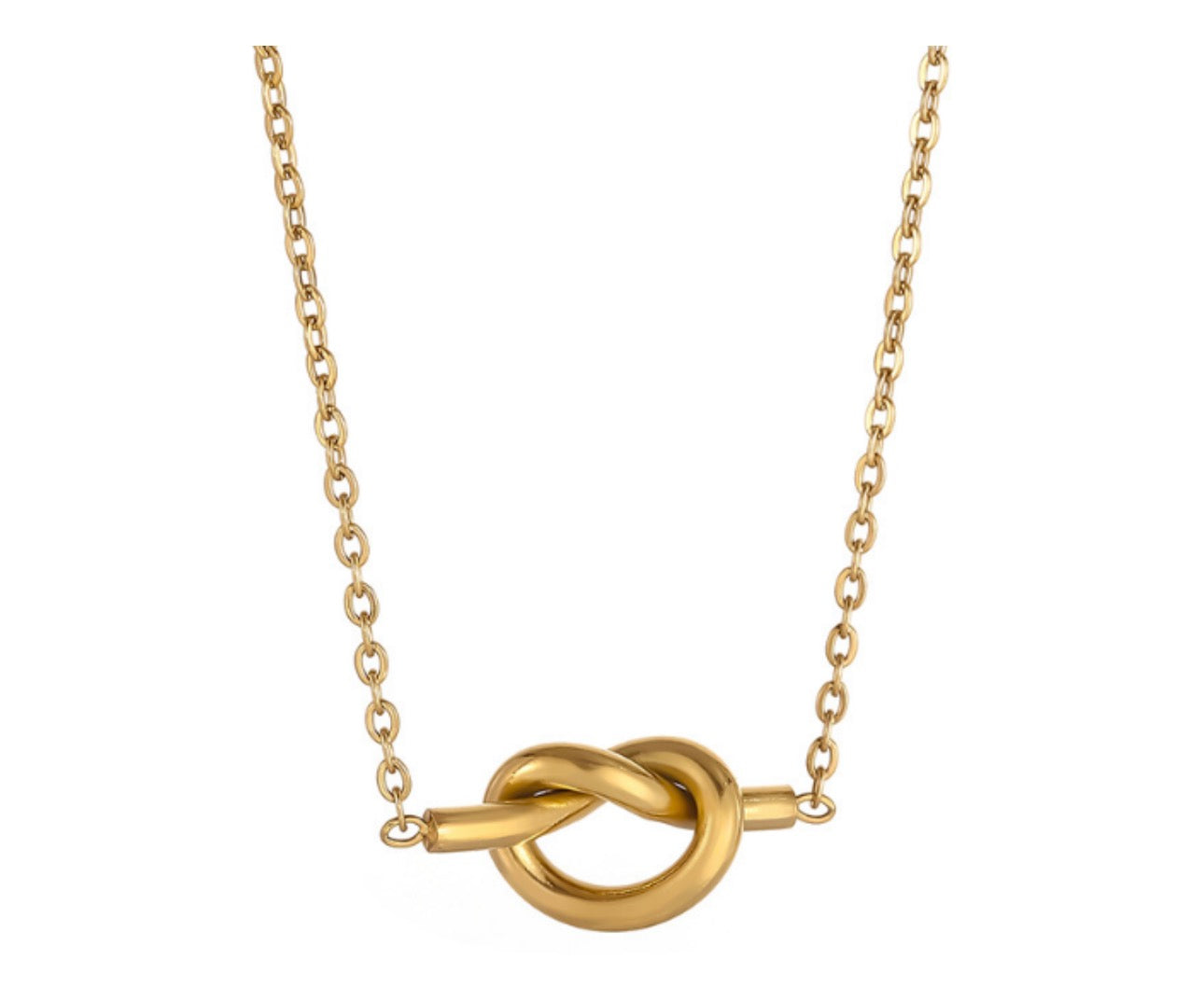 Twisted Knot Necklace