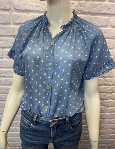 Suzie Star Cotton Blouse