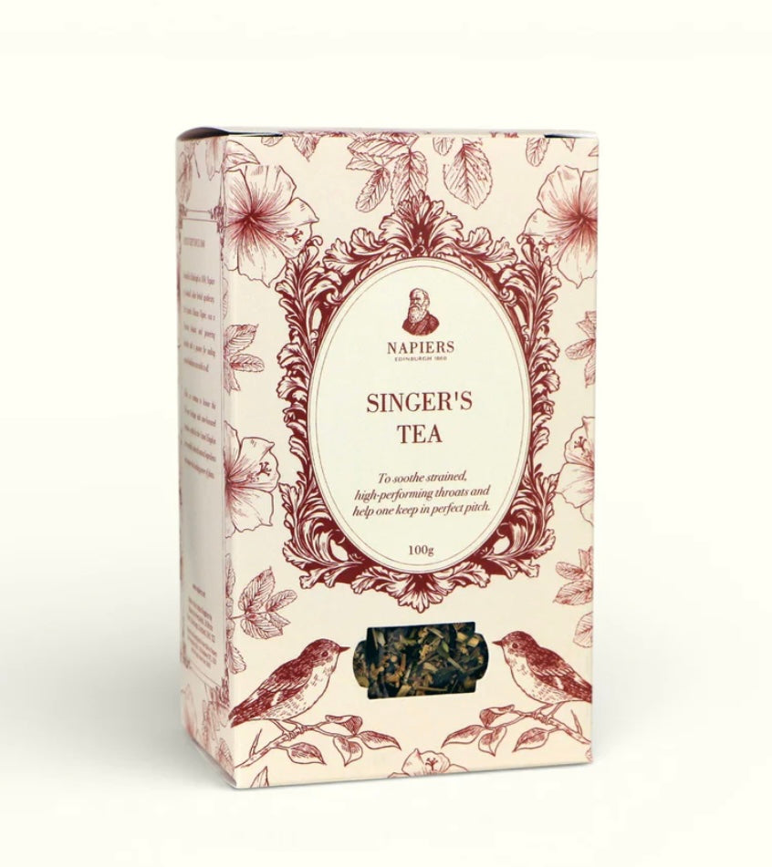 Napiers Singer's Tea Aurina Pop UP Ltd