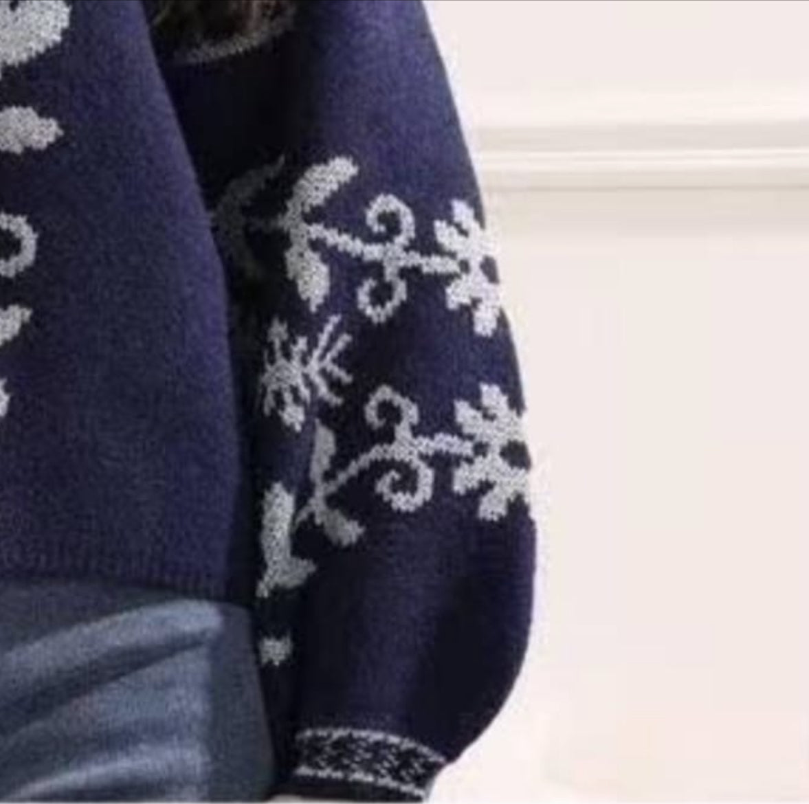 Boho Lurex Knit Jumper