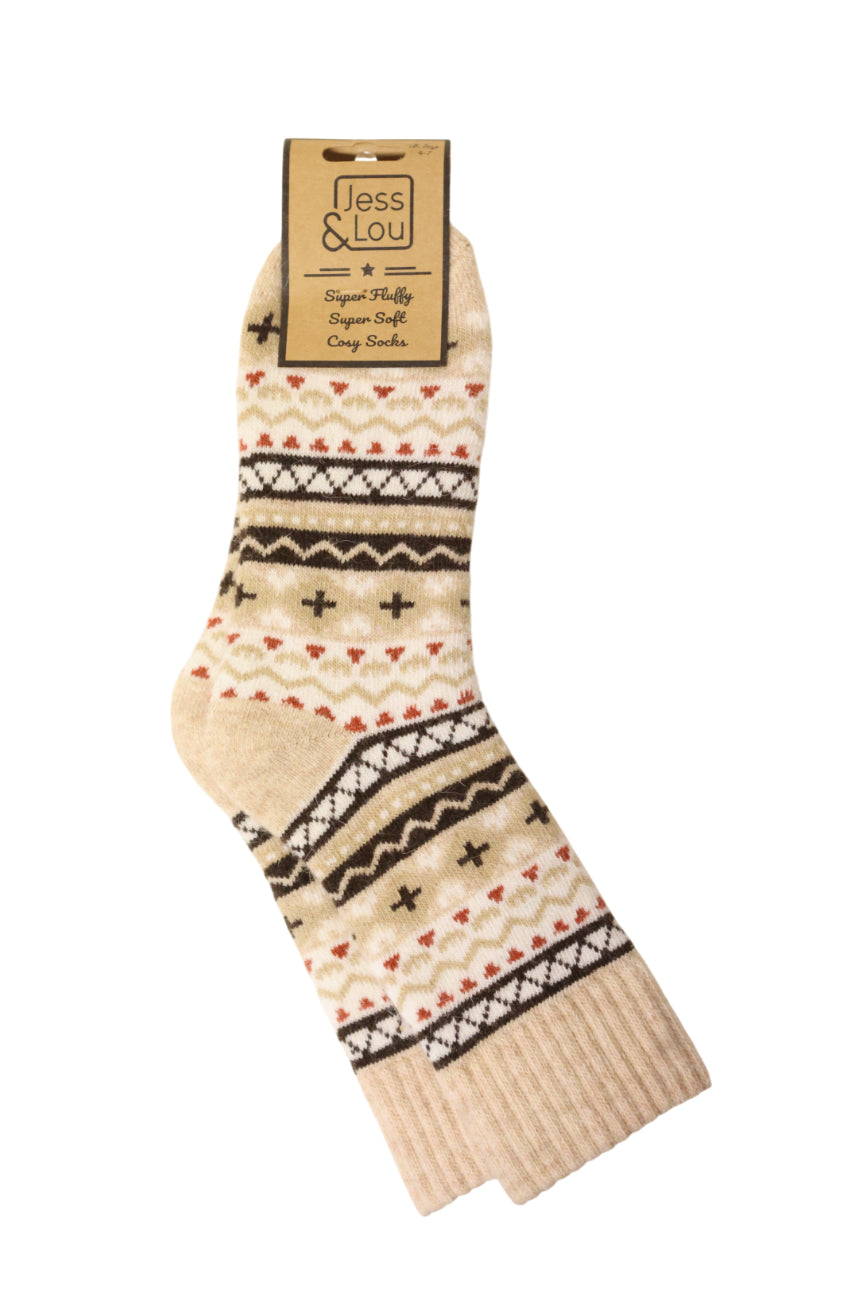 Ladies Nordic Style Cosy Sock