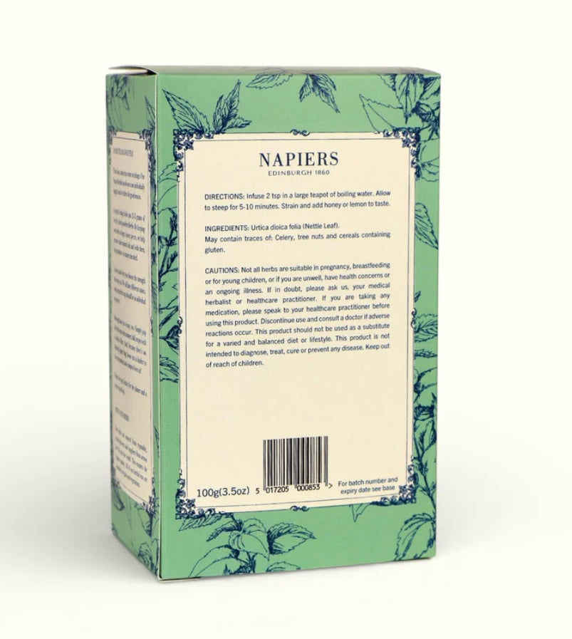 Napiers Nettle Leaf Tea Aurina Pop UP Ltd