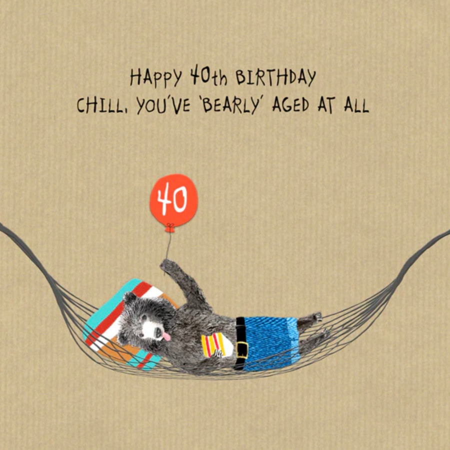 Happy 40th Card