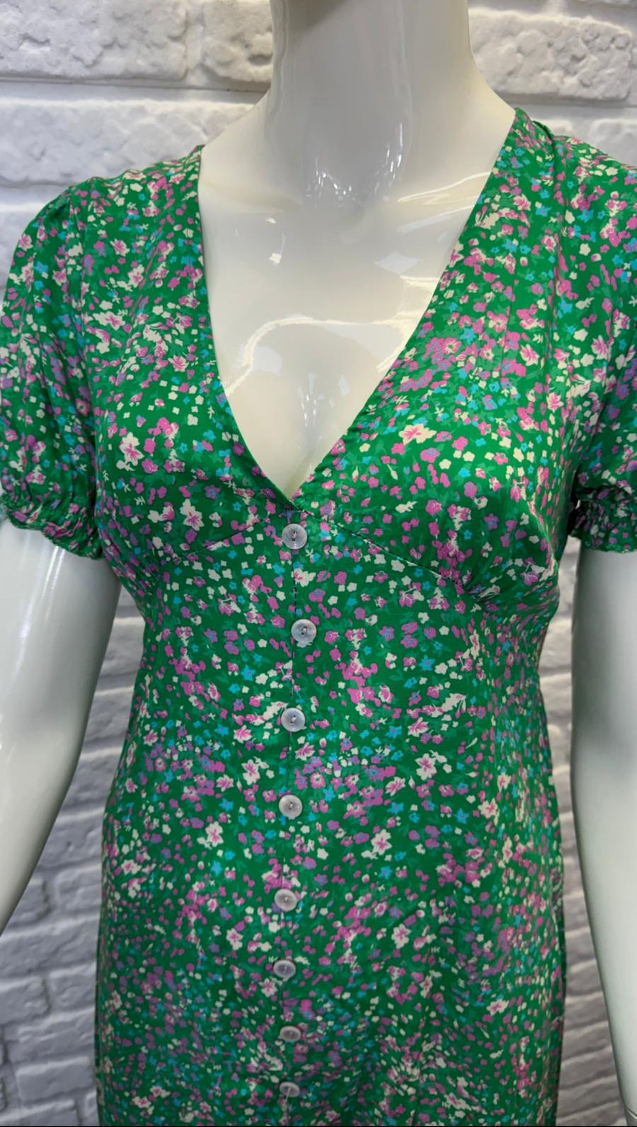 Judi Summer Floral Dress Aurina Pop UP Ltd
