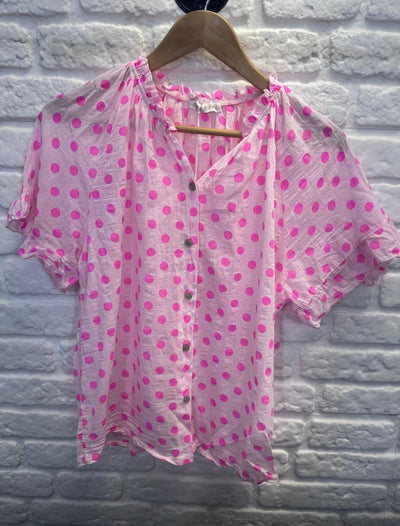 Dorothy Dotty Cotton Blouse