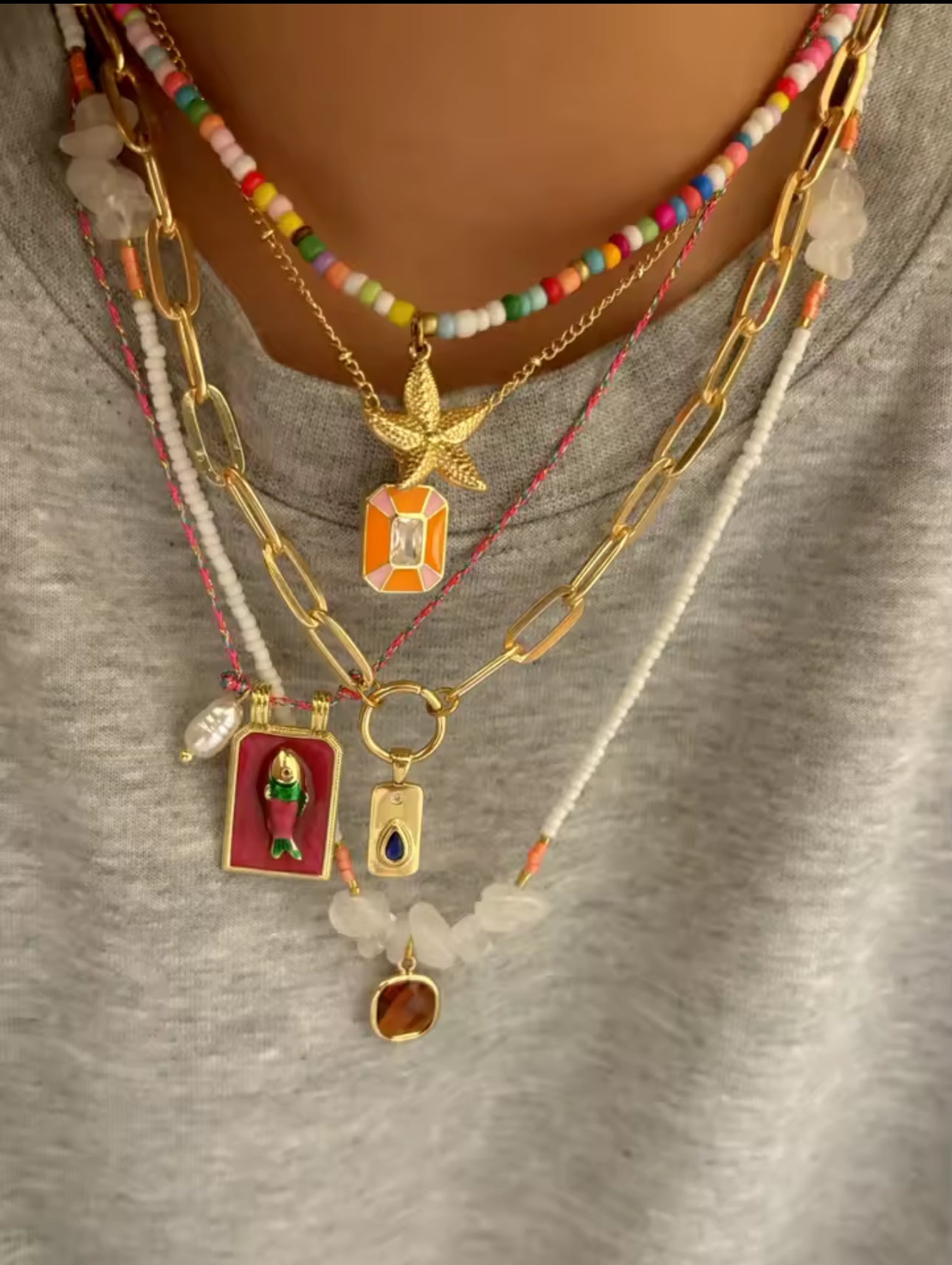 Beaded Summer Necklaces