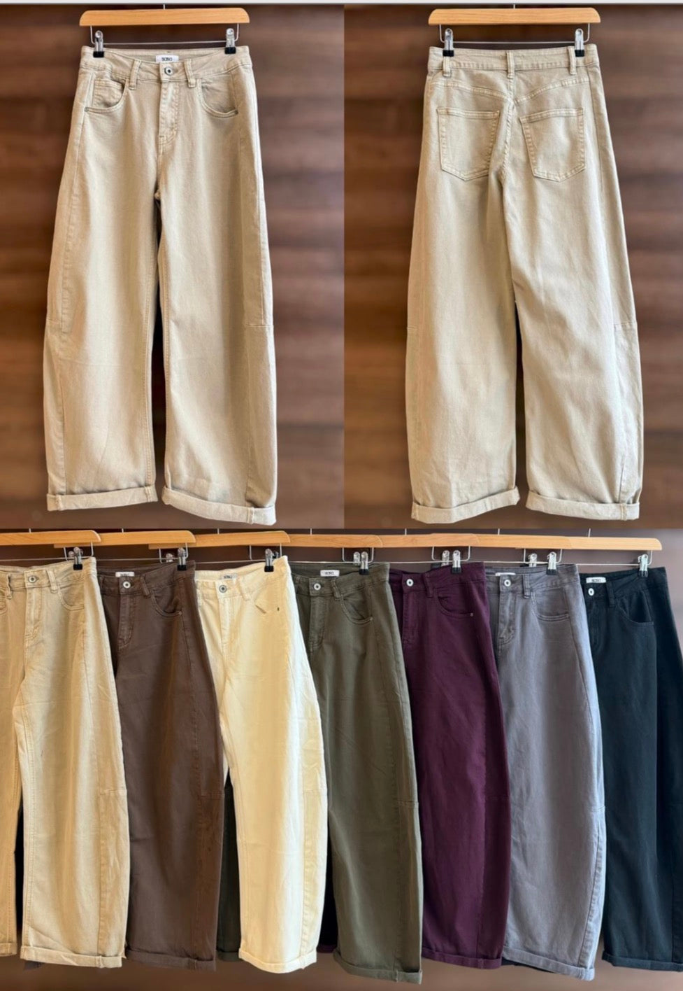 Belinda Barrel Leg Jean