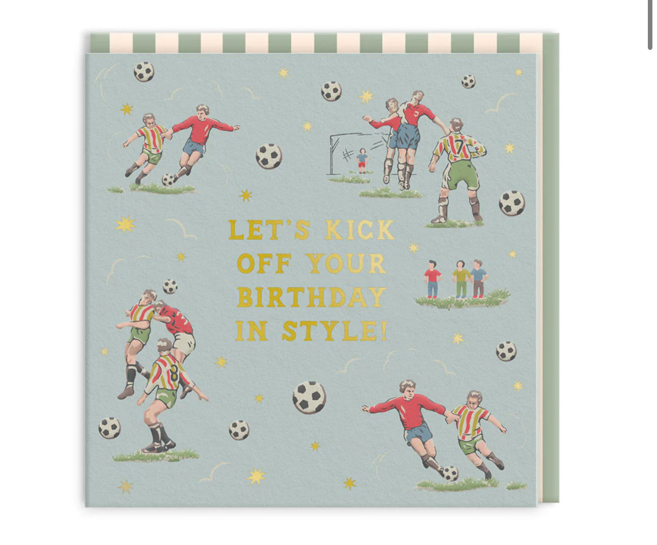 Let's Kick Off Your Birthday Mini Greeting Card